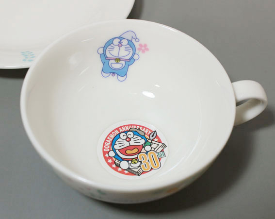 Doraemon tea cup and saucer