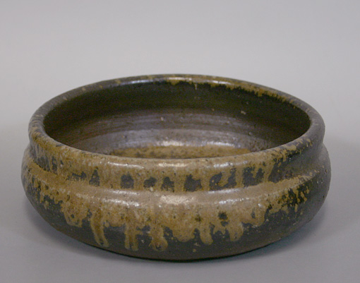 Japanese pottery - Bizen yohen bowl
