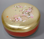 Japanese gold leaf lacquered bowl