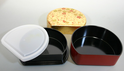 Japanese gold leaf lunch box