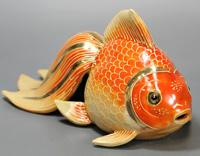Kutani moriage gold fish