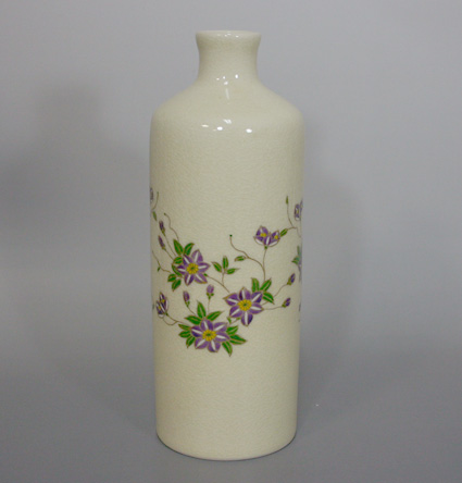 Satsuma ware flower vase