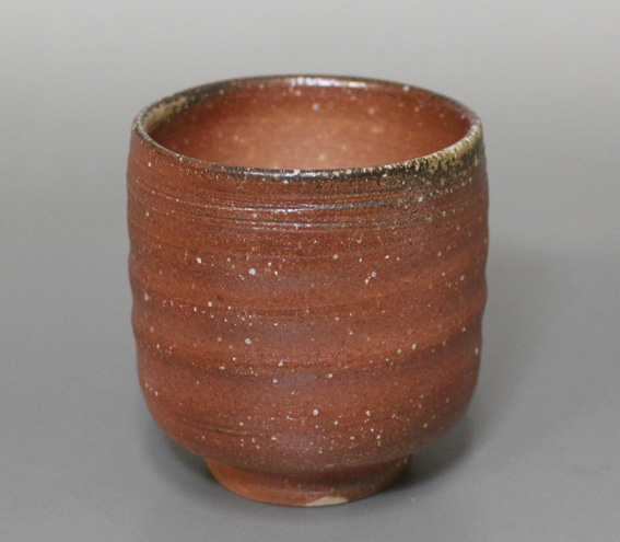 Japanese pottery - Shigaraki yunomi teacup