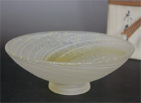 Glass summer matcha bowl