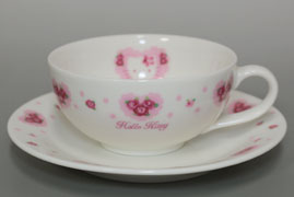 Hello Kitty tea cup and saucer