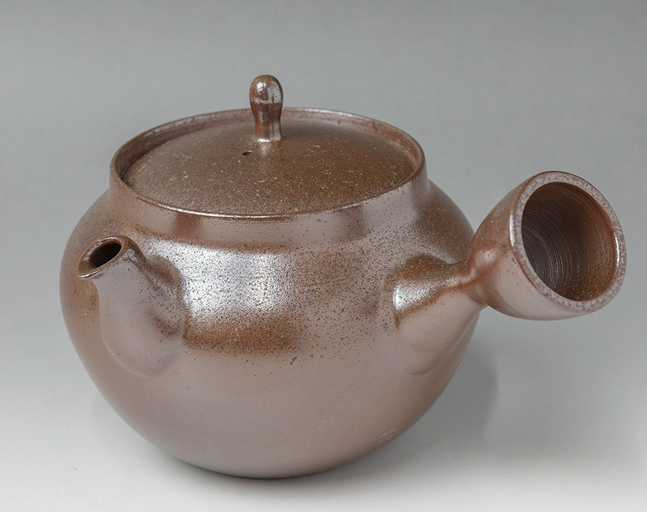 Banko teapot by Otsuki Shun - side view