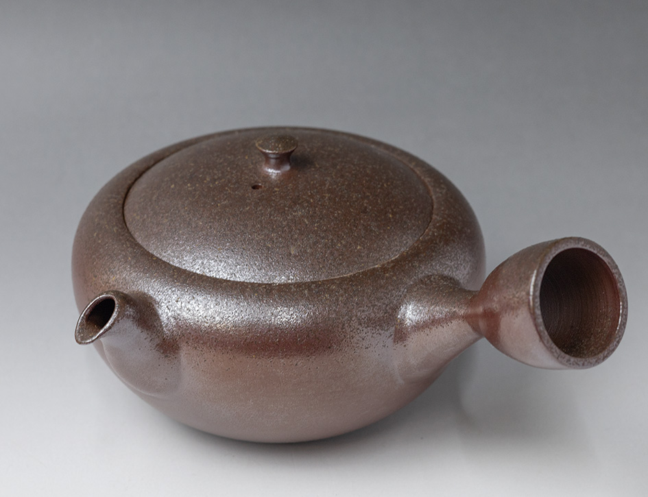 Banko teapot by Otsuki Shun - side view