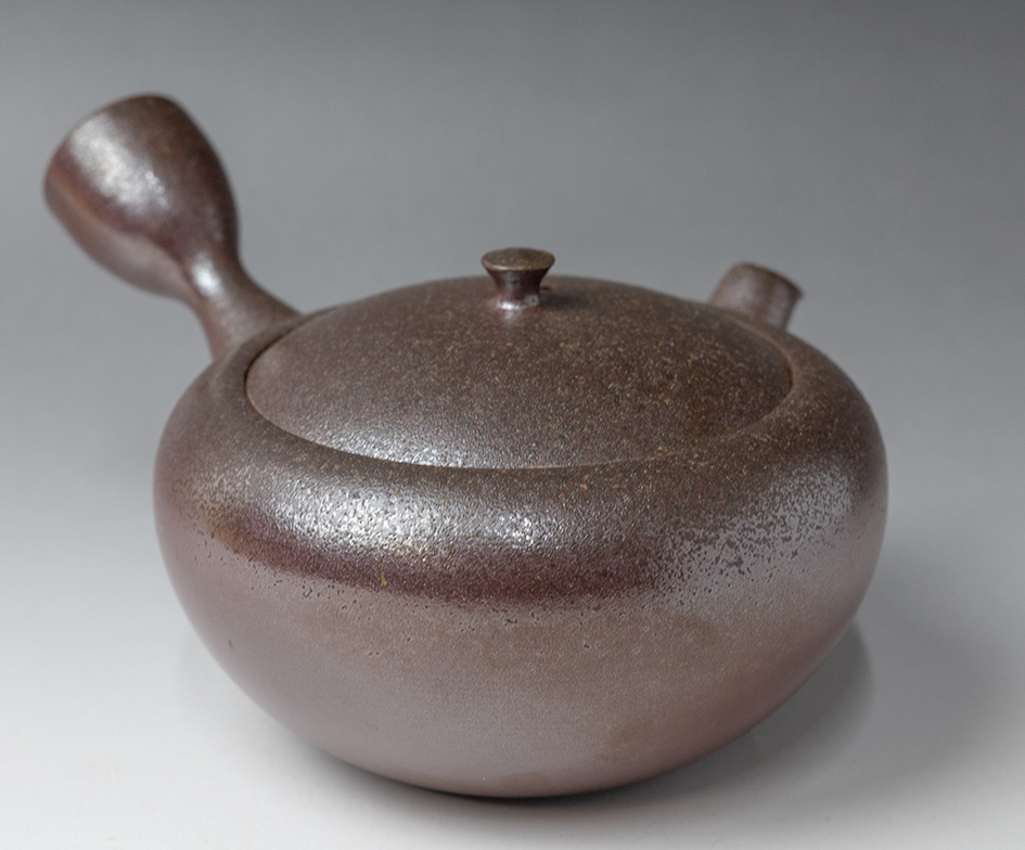 Banko teapot by Otsuki Shun - side view