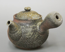 Echizen wood-fired kyusu teapot