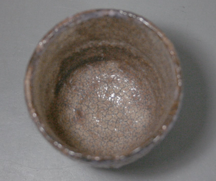 Hagi guinomi sake cup by Matsuura Mugen