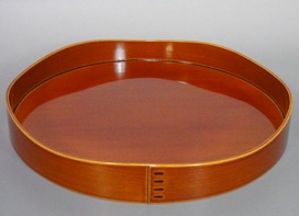 Hida Shunkei Yamamichibon tray