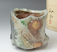 Iga yunomi tea cup by Atarashi Manabu