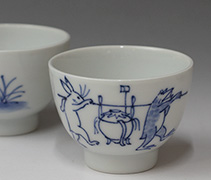 Kyotaki porcelain cup