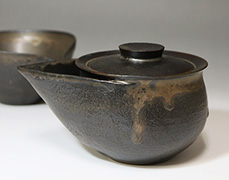 Black sabi teaware