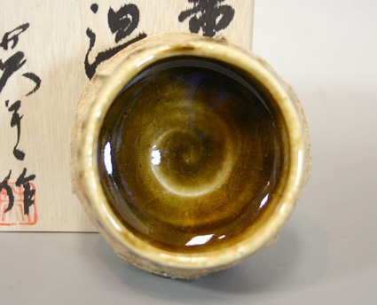 Japanese pottery - kiseto yunomi teacup