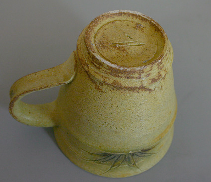 Japanese pottery Ki-seto mug