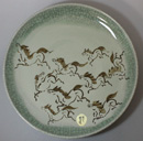 Soma ware handpainted plate