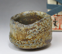 Japanese pottery - Tamba guinomi sake cup
