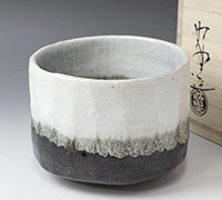 Kuro raku matcha bowl