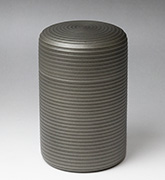 Japanese tea caddy - tin ware