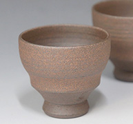 Japanese pottery - Tokoname gyokuro teacups by Hokujo