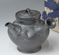 Tokoname Mayake teapot by Konishi Yohei