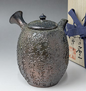Tokoname Mayake teapot by Konishi Yohei
