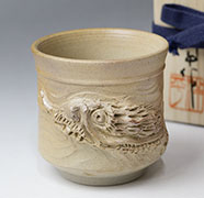 Japanese pottery - yunomi tea cup by Konishi Yohei