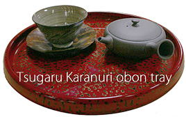 Tsugaru lacquered tray