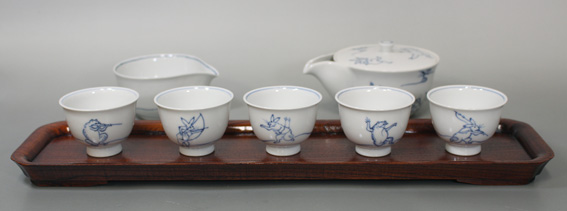 Kagawa lacquerware sencha tray